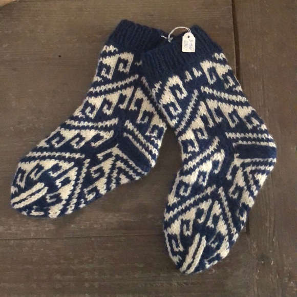 Other - Hand knit Norwegian Wool Socks (children’s size)